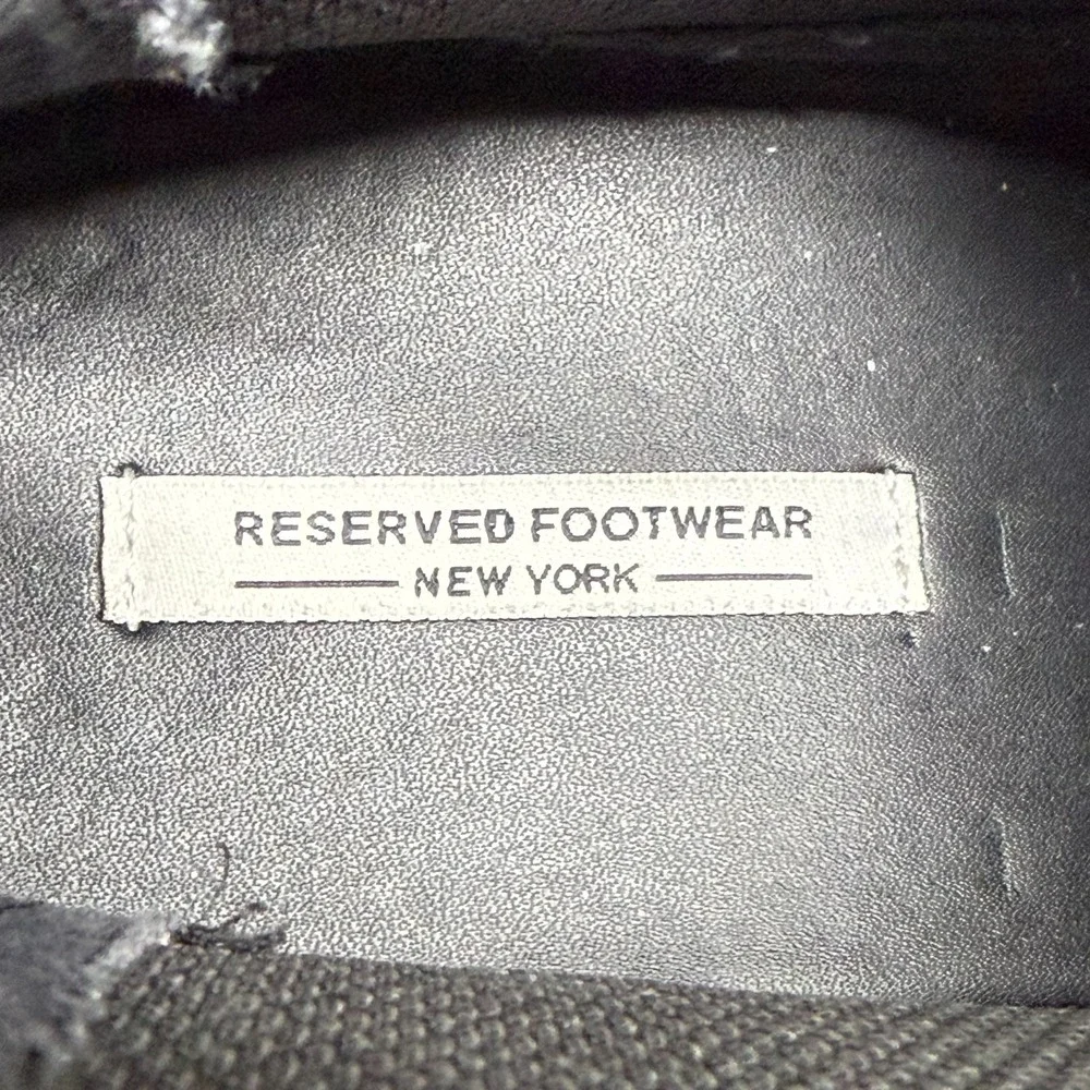 Reserved Footwear Chelsea Boots Mens 11 Black Suede Desert Crepe Gum Sole Modern